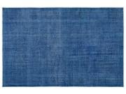 Bespoky Vintage Handwoven Kilim Rug Blue Large Size 5'10'' X 8'8'' Ft