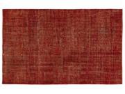 Bespoky Vintage Handwoven Kilim Rug Orange Medium Size 5'4'' X 8'8'' Ft