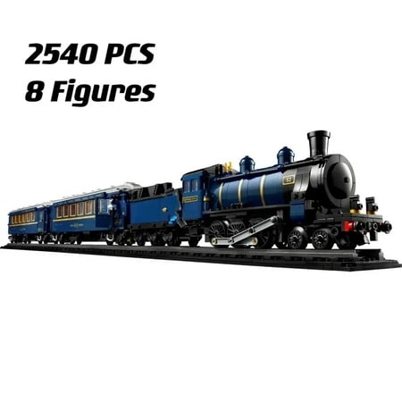 Custom MOC Same as Major Brands! New Ideas the Orient Express Train Model Moc Modular Building Blocks Bricks Trains Educational 21344 10277 Toys