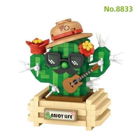 LOZ Mini Blocks Kids Building Toys DIY Bricks Sweet Flowers Pot Plants Puzzle Girls Gift Home Decor 8831 8832 8833 8834 8835 8836 8837 8838