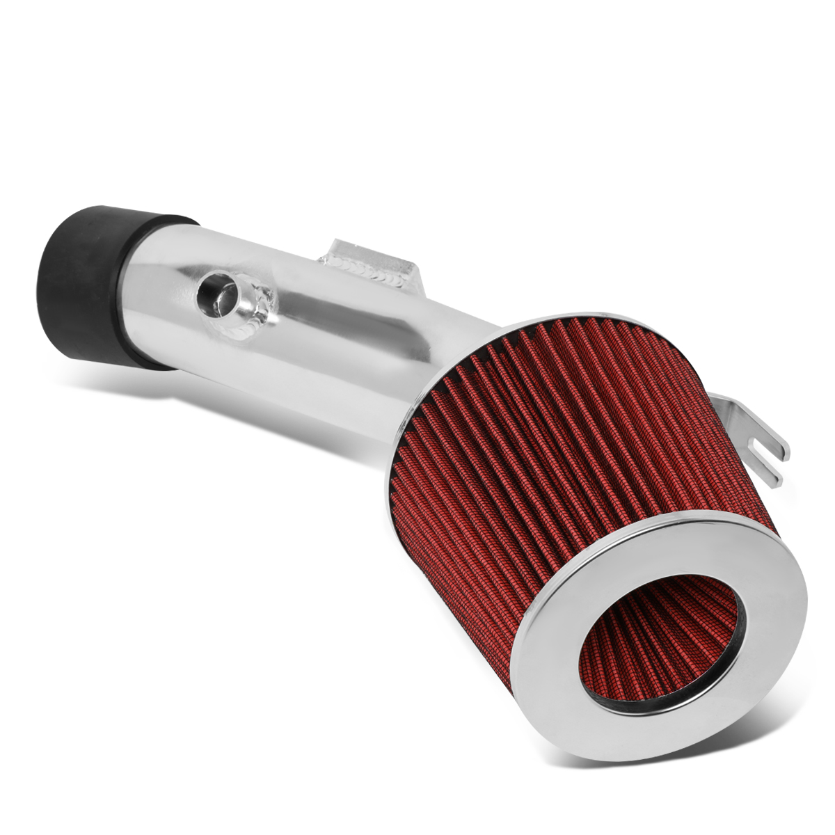 DNA Motoring ITK-0036-RD for 2007 to 2012 Nissan Altima V6 1-Piece Aluminum Short Ram Air Intake System Kit W/Red Filter 08 09 10 11