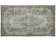 Bespoky Vintage Handwoven Kilim Rug Gray Large Size 5'8'' X 9'9'' Ft