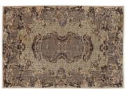 Bespoky Vintage Handwoven Kilim Rug Naturel Large Size 5'7'' X 8'1'' Ft