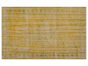 Bespoky Vintage Handwoven Kilim Rug Yellow Medium Size 5'2'' X 8'3'' Ft
