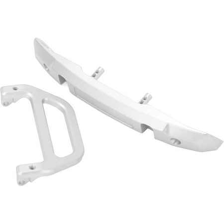 FIGT-RC Metal  RC Car Front  Firm and Lightweight Aluminum Alloy with UShaped Hook for RC Car Replacement (Silver)【0516】