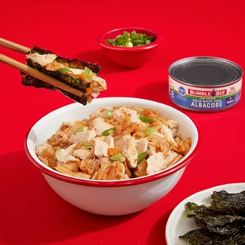 Bumble Bee Low Sodium Solid White Albacore Tuna in Water, 5 Oz Can (Pack of 4) - Wild Caught Tuna - 29g Protein per Serving - Non-GMO, Gluten Free, Ko thumbnail