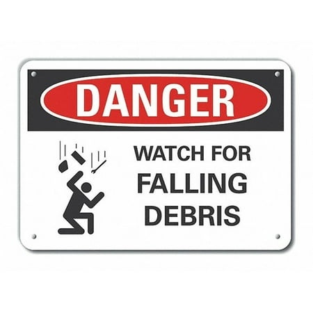 Lyle Danger Sign 7 in X 10 in Aluminum LCU4-0255-NA_10X7 LCU4-0255-NA_10X7 ZO-G8760011