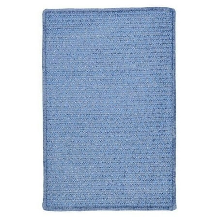 Colonial Mills Simple Chenille Braided Rug - Petal Blue - 10 Ft. Square