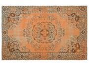 Bespoky Vintage Handwoven Kilim Rug Naturel Large Size 5'7'' X 8'6'' Ft