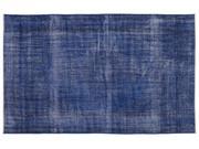 Bespoky Vintage Handwoven Kilim Rug Blue Large Size 5'7'' X 8'11'' Ft