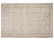 Bespoky Vintage Handwoven Kilim Rug Beige Large Size 6'2'' X 9'7'' Ft