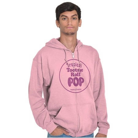 Tootsie Pop Fruit Punch Flavor Cute Zip up Hoodie Men S Women S Brisco Brands X