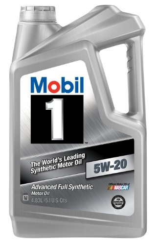 Mobil 1 85002 5W-20 Synthetic Motor Oil - 5.1 Quart Jug (Pack of 4)
