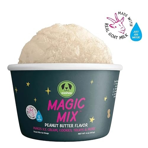 Stashios: Magic Mix - Peanut Butter Flavor - 4oz  All-in-One Powdered Treat Mix for Dogs  Just Add Water  Create Ice Cream  Cookies  Treats & More! thumbnail