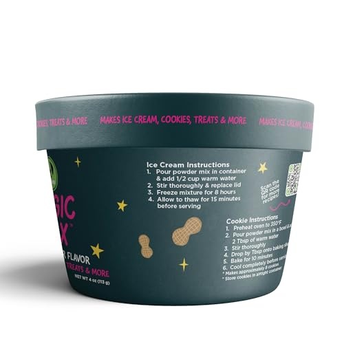 Stashios: Magic Mix - Peanut Butter Flavor - 4oz  All-in-One Powdered Treat Mix for Dogs  Just Add Water  Create Ice Cream  Cookies  Treats & More! thumbnail