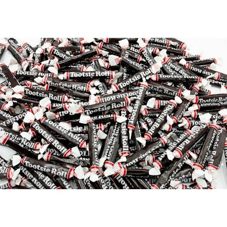 TOOTSIE ROLLS JUNIORS Taffy Candy 2 Lb - Bulk Tootsie Rolls Candy Bag  Individually Wrapped  Gluten-Free Candy  Chocolate Chewy Candy (84 Pieces)