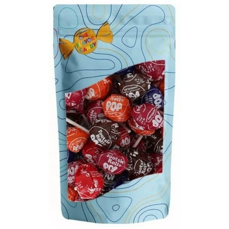 One Flavor Candy Tootsie Pops Lollipop Lolli Pops Bulk in Resealable Bag (Assorted  Pack of 40)