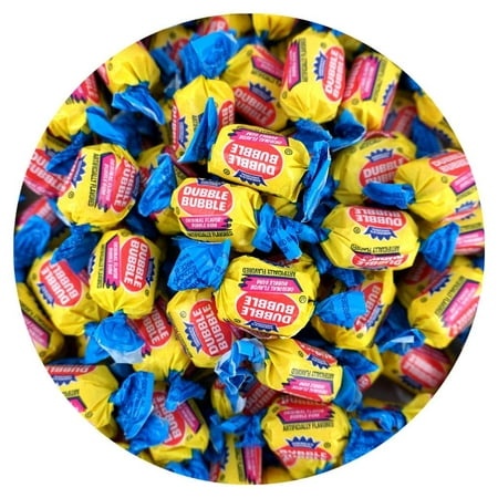 Dubble Original Bubble Gum ESF27 - 2 Pound Bulk Bag (Approx. 140 Pieces) - Individually Wrapped Gum - the Hampton Popcorn & Candy Company (Original - 