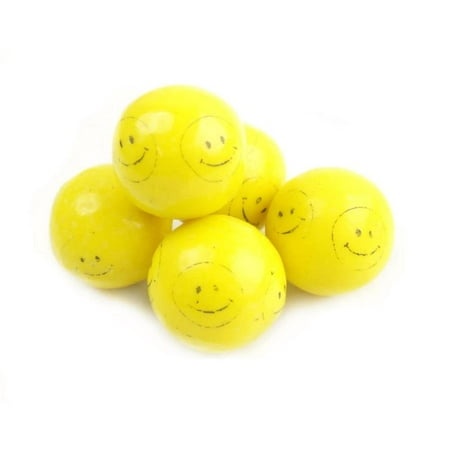 Dubble Bubble Smile Face Gumballs - 3 LB Bulk Bag