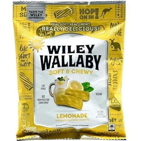131829 10 Oz Lemonade Licorice Wiley Wallaby - Pack of 10