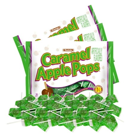 Tootsie  Caramel Apple Pops  9.4Oz Bag (Pack of 3)