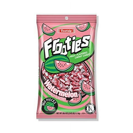 Watermelon Frooties - Tootsie .. Roll Chewy Candy - .. 360 Piece Count  38.8 .. Oz Bag