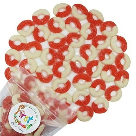 FirstChoiceCandy Gummy Rings (Watermelon  .. 2 Pound (Pack of .. 1))