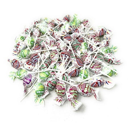 Assorted Charms Blow Pops Lollipop Suckers 3 Lbs Bulk Candy Mix 5 Flavor Variety Value Pack in Resealable Stand up Bag (48 Oz)