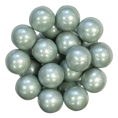 Silver Shimmer Pearl Gum - 3 Pound Fruit Flavored Extra Gum - Dubble Bubble Gum Candy Bulk for Birthday Parties  Time and More - Approx 150 Pcs