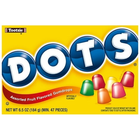 Dots Assorted Flavor Gumdrops Assorted 6.5 Oz. Pack of 2