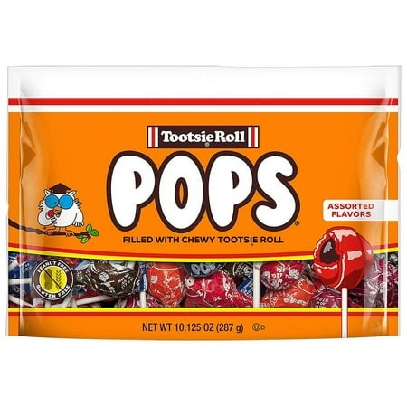 Tootsie Roll Pops Assorted Flavor Lollipops 10.13 Oz