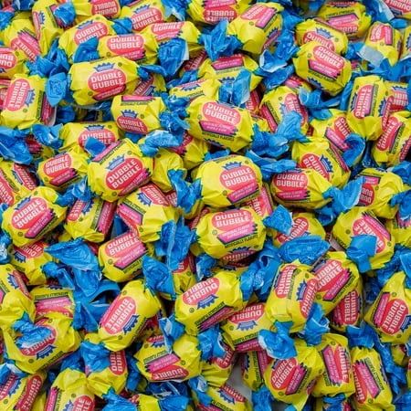 DUBBLE BUBBLE Gum Original Flavor 2 Lb – Bulk Bag  Fruit Flavored  Chewing Gum  Individually Wrapped