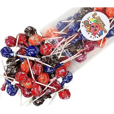 Assorted Fruit Flavored Tootsie Roll Pops- America S Favorite LolliPop with Chocolately Center- Classic  Bulk Sizes  Variety Pack (1 Pound)