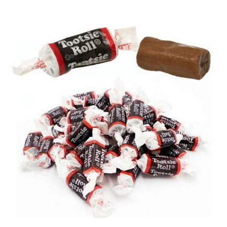 20 Bags Midgees Tootsie Rolls Chocolate Chewy 4 Pound Bulk Candy Treat