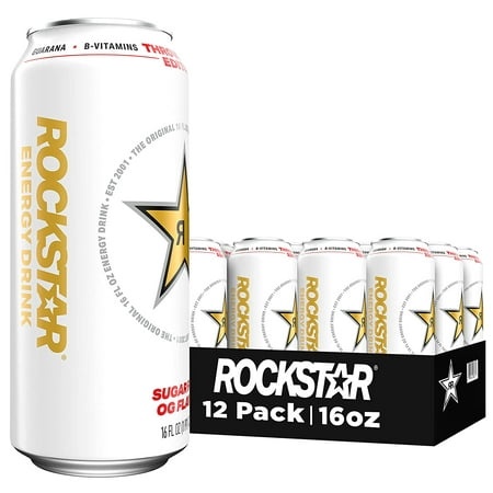 Energy Drink  Throwback Edition: O.G. Sugar Free  16 Fl Oz (Pack of 12)