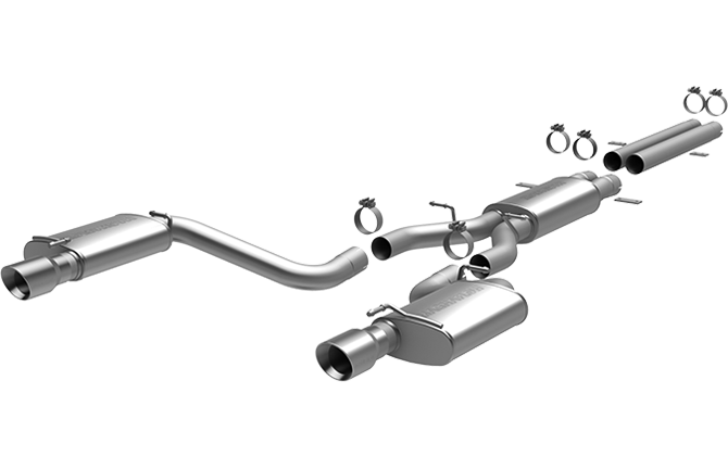 2015 Chrysler 300 Magnaflow Exhaust Systems, Street Series Stainless Cat-Back System - 15069