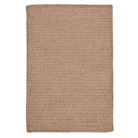 Colonial Mills Rug Simple Chenille Braided Rug - Sand Bar - 10 Ft. Square