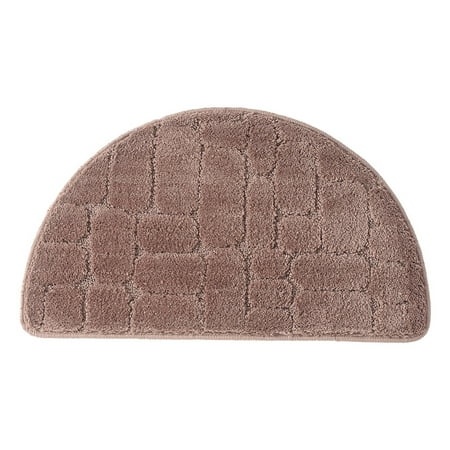 Semi Circle Mat Microfiber Absorb-water Floor Mat Non Slip Door Mat Home Hotel Bedroom Living Room Bathroom Kitchen Area Pad