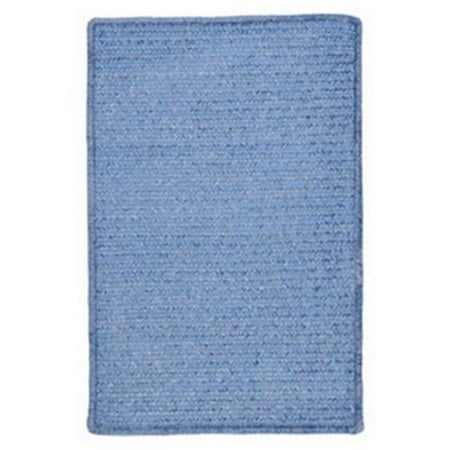 Colonial Mills Rug Simple Chenille Braided Rug - Petal Blue 4ft X 6ft