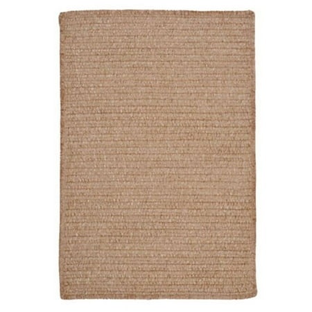 Colonial Mills Rug Simple Chenille Braided Rug - Sand Bar - 6 Ft. Square