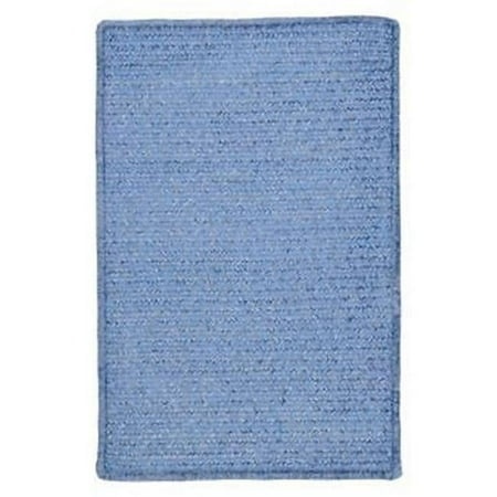 Colonial Mills Rug Simple Chenille Braided Rug - Petal Blue - 2ft. X 6ft.