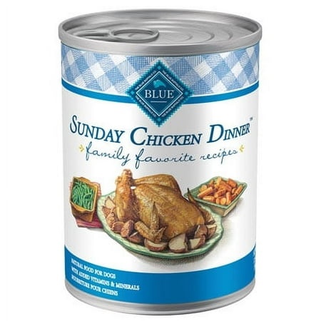 Blue Buffalo Family Favorite Sunday Chicken Dinner Canned Dog Food (Pack of 6)