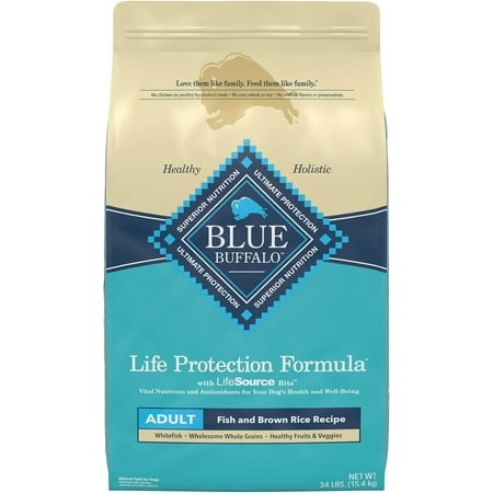 Life Protection Formula Natural Adult Dry Dog Food  Fish and Brown Rice 34-lb
