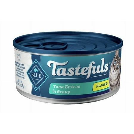 Blue Buffalo Tastefuls 803479 Flaked Tuna in Gravy 1 Single Can 6 Oz. Cat Food