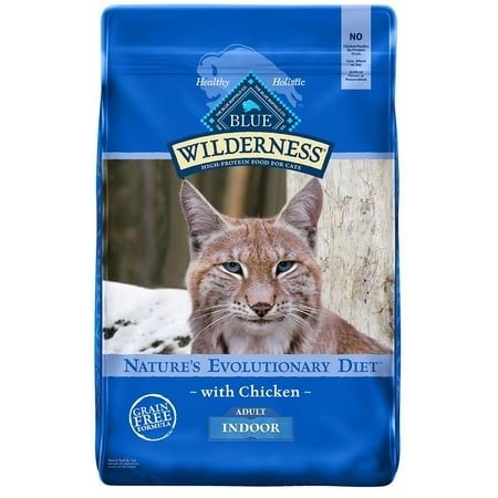 Blue Buffalo Wilderness High Protein  Natural Adult Indoor Dry Cat Food  Chicken 11 Lb.