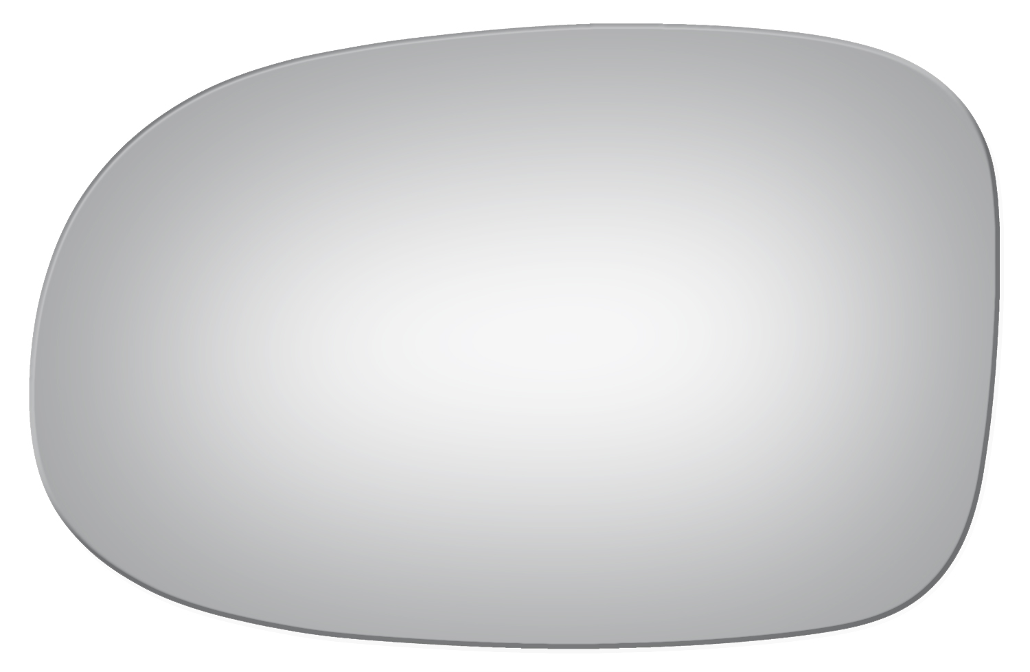 Burco Side View Mirror Replacement Glass - Clear Glass - 2658