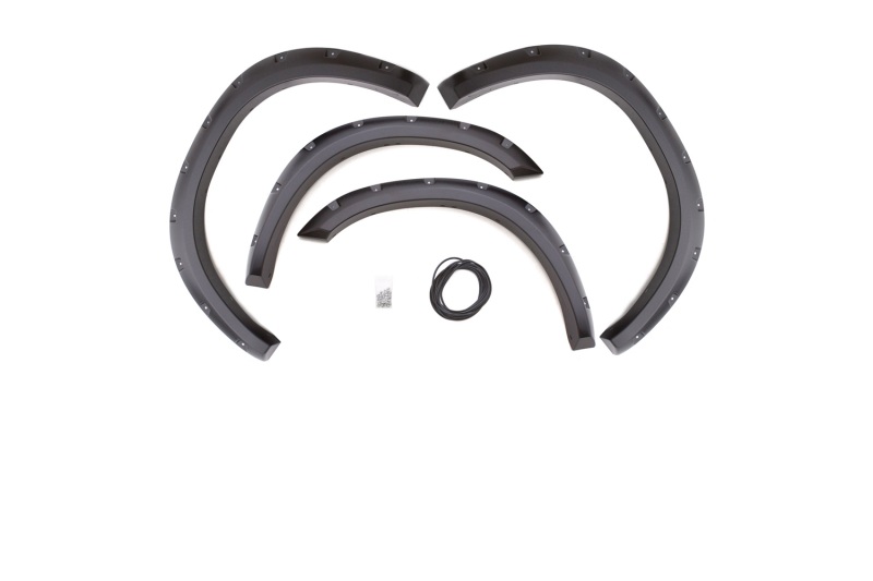 Lund 09-17 Dodge Ram 1500 RX-Rivet Style Textured Elite Series Fender Flares - Black (4 Pc.) Fits Select: 2019 RAM 1500 CLASSIC TRADESMAN  2015-2017 R