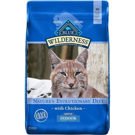 Blue Buffalo Wilderness High Protein  Natural Adult Indoor Dry Cat Food  Chicken 11-lb