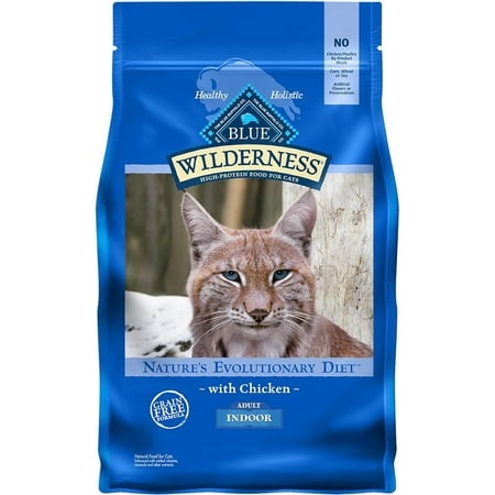 Blue Buffalo Wilderness High Protein  Natural Adult Indoor Dry Cat Food  Chicken 2-lb