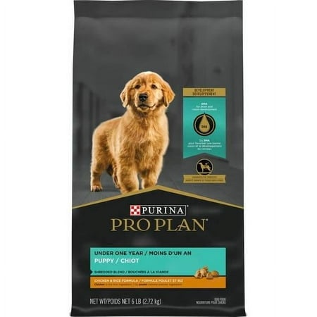Purina Pro Plan 6 Lb Savor Shredded Blend Chicken and Rice Puppy Food